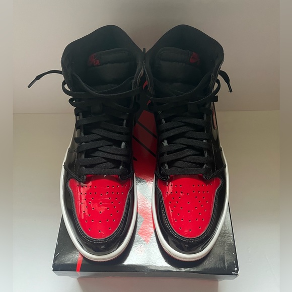 🌟SOLD🌟Jordan 1 patent Bred (Worn twice) in very good condition (size 12) - Picture 1 of 9